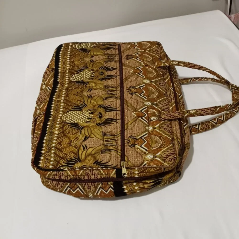 HANDMADE FILIPINO PRINT FABRIC LAPTOP BAG